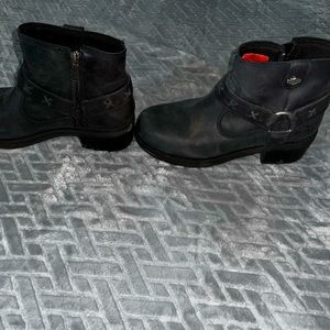 Harley Davison Leather Ankle Rider Boot Size 11